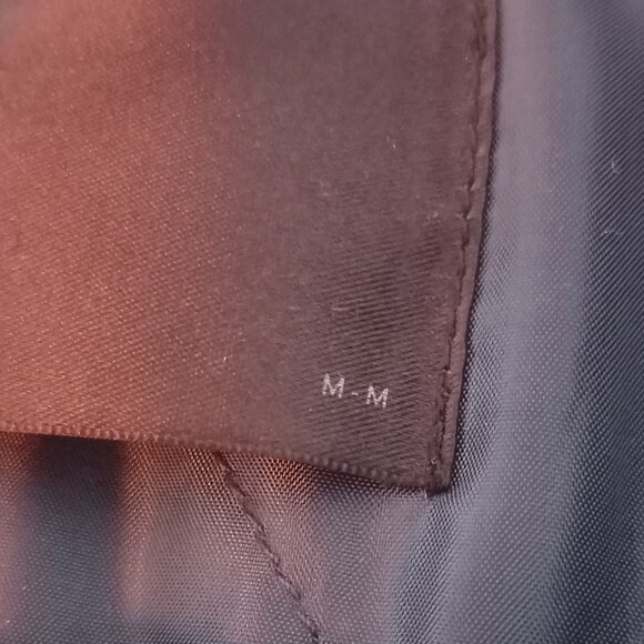 OAK + FORT  navy blue felted wool jacket - Picture 8 of 11